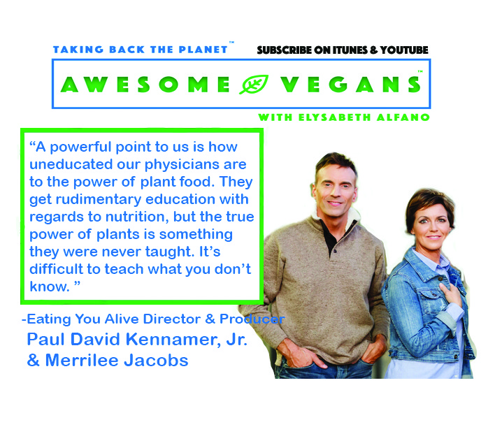Eating You Alive quote on Awesome Vegans Podcast