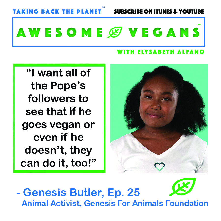 Genesis Butler on Awesome Vegans