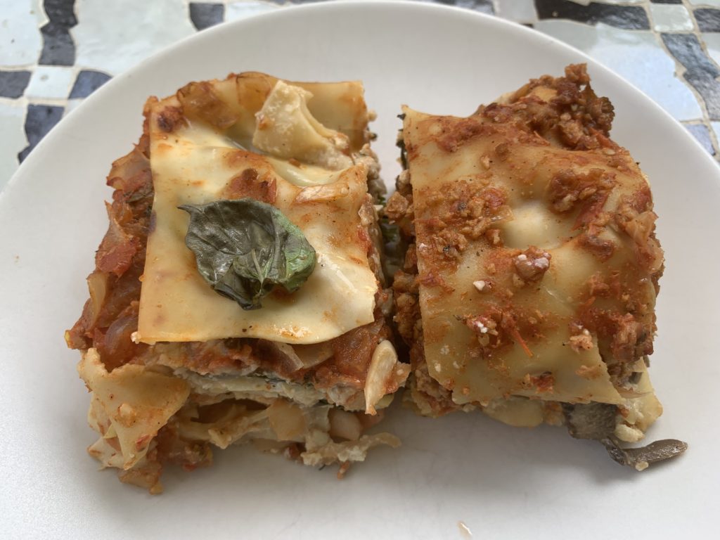Plant-based Lasagna by the Silver Chic Chef, Elysabeth Alfano